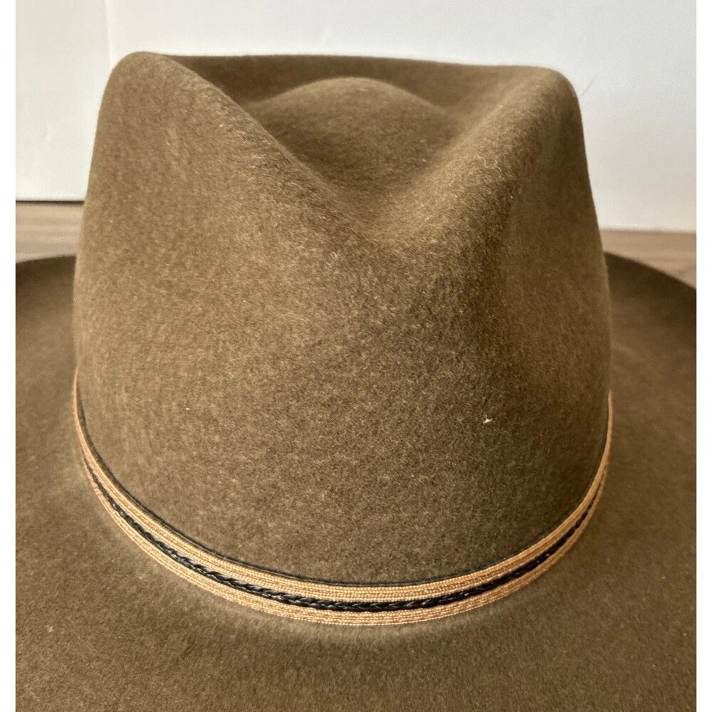 New In BOX, Stetson The Rawlins Cowboy Hat, Size Medium, KB Oak Brown, 3.5” Brim - Picture 14 of 16